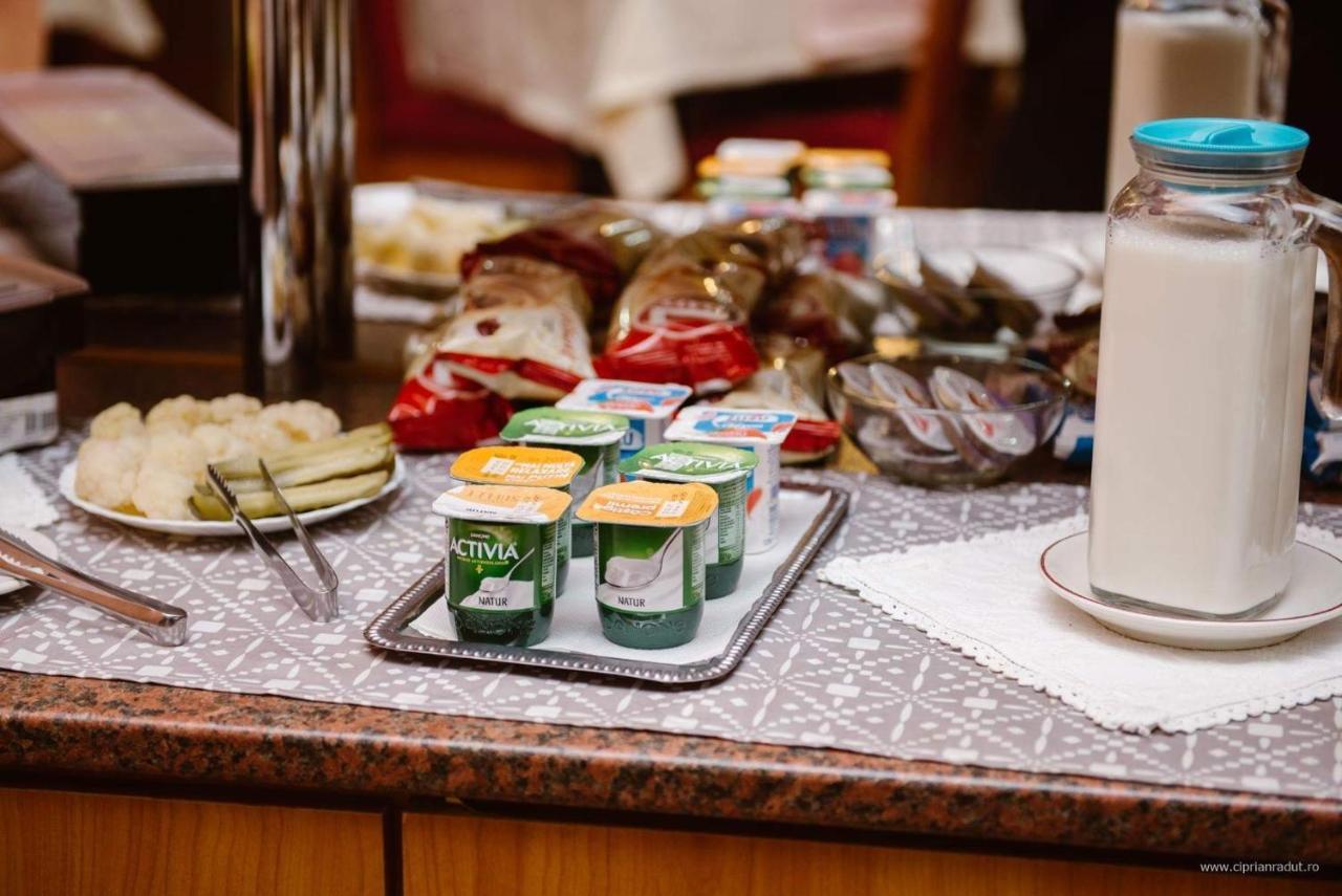 Hotel Iris Tîrnăveni エクステリア 写真