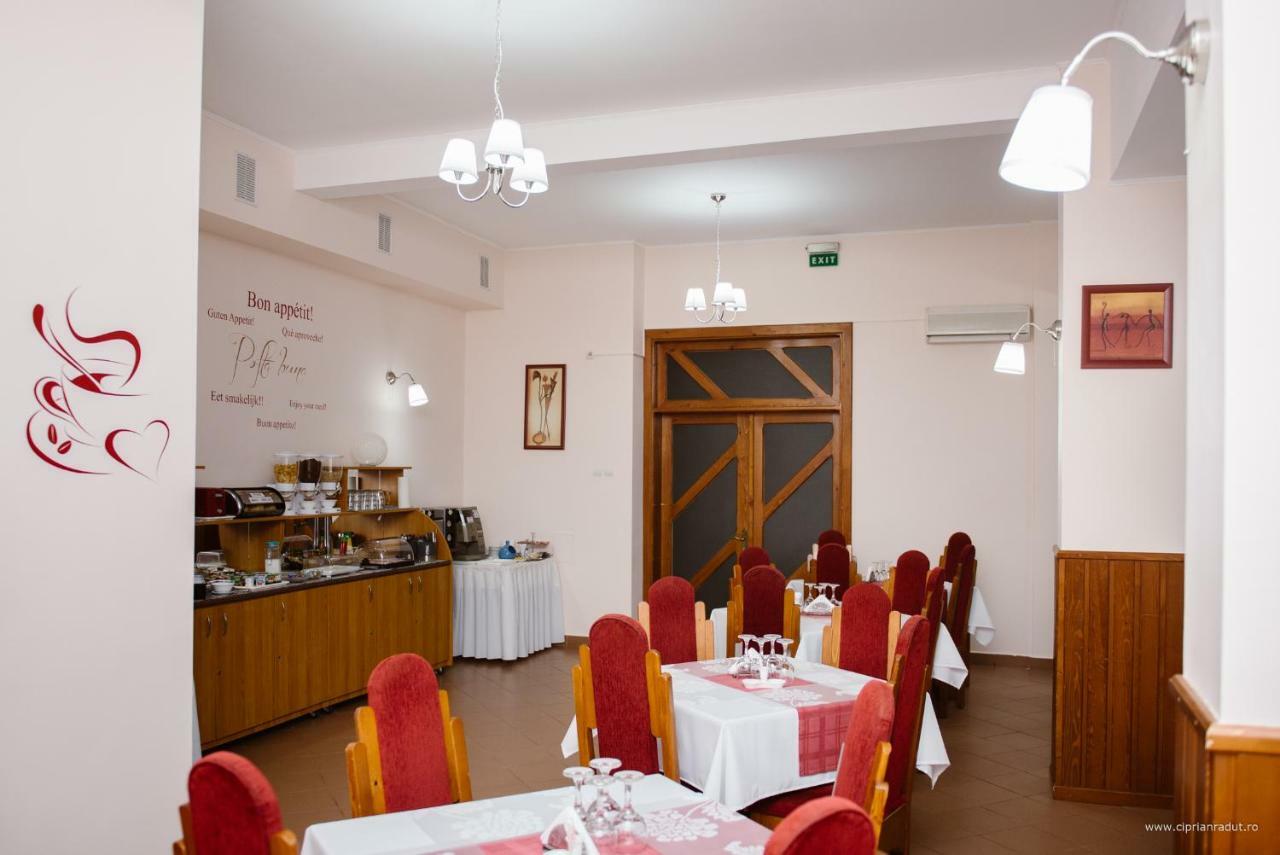 Hotel Iris Tîrnăveni エクステリア 写真