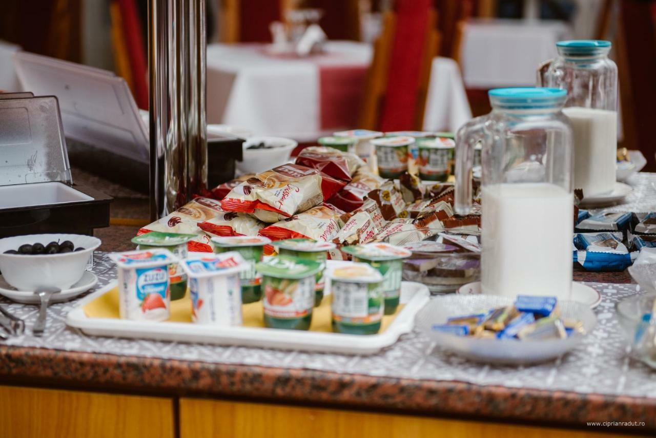 Hotel Iris Tîrnăveni エクステリア 写真