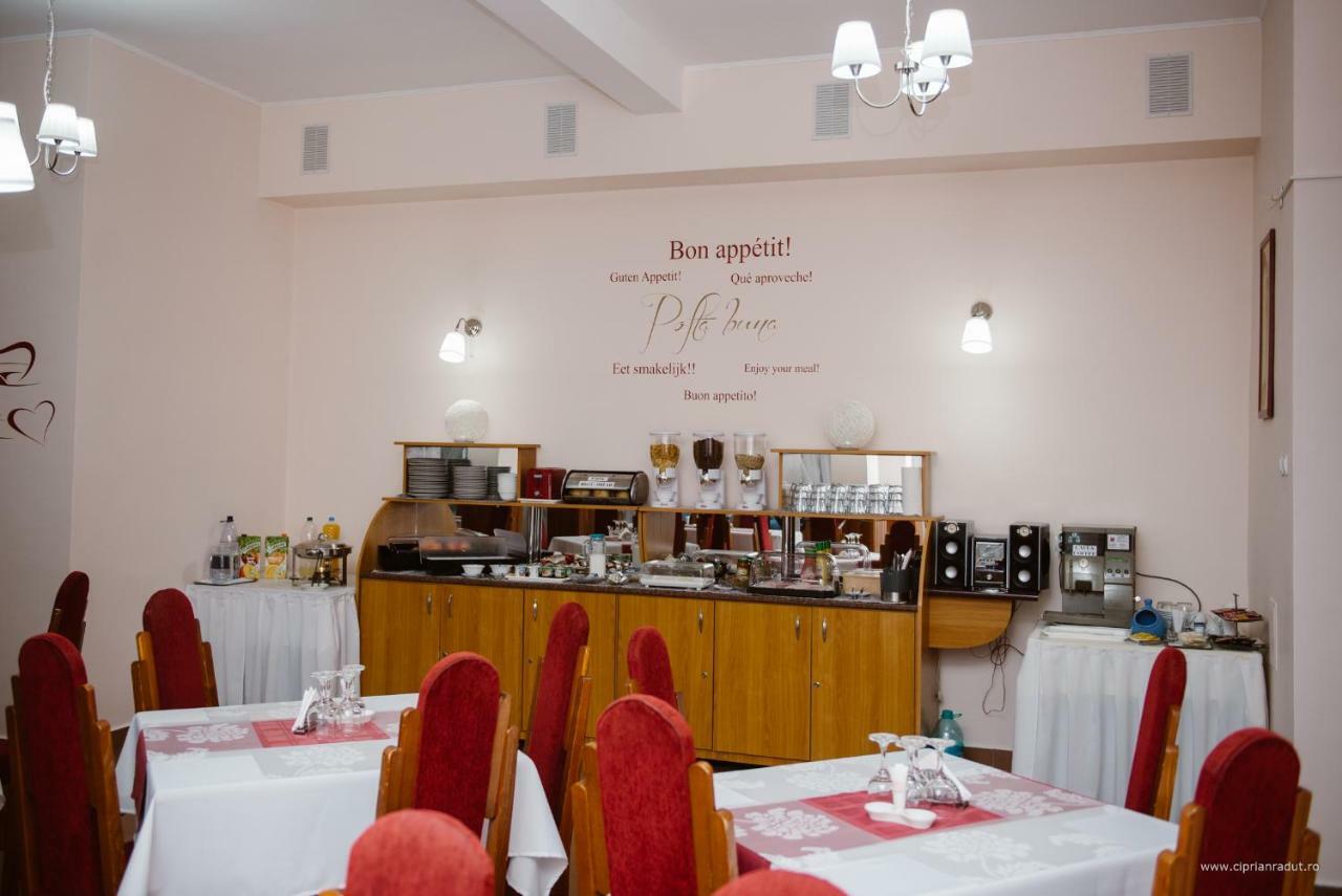 Hotel Iris Tîrnăveni エクステリア 写真